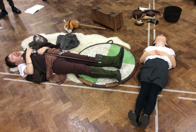 An Anglo Saxon burial